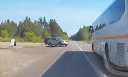 Обгон в запрещенном месте