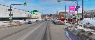Дорога почти без снега